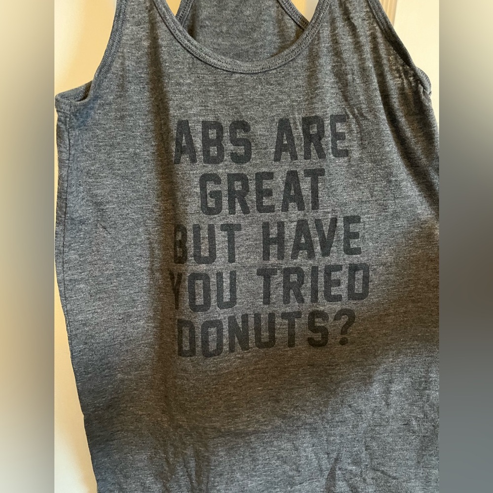 Center stage gym tank